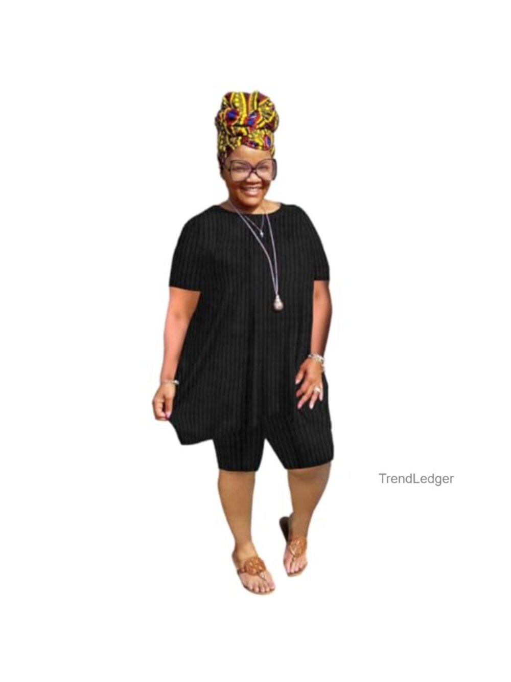 Plus Size 2 Piece Lounge Set Short Sleeve Ribbed Sweatsuit with Shorts